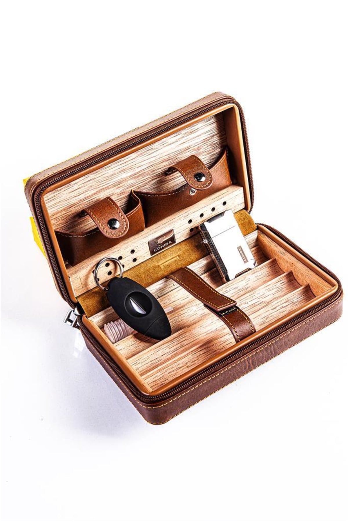 TR2438,Cohiba Kahverengi Puro Taşıma Çantası