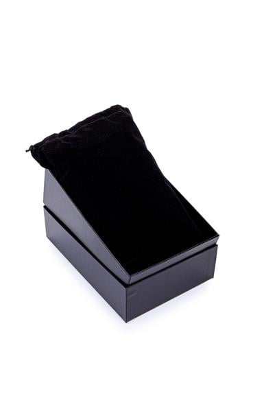 TR8239,Cohiba XL Parlak Siyah Dahili Çakmak Deri Puro Taşıma Çantası & Seyahat Humidoru