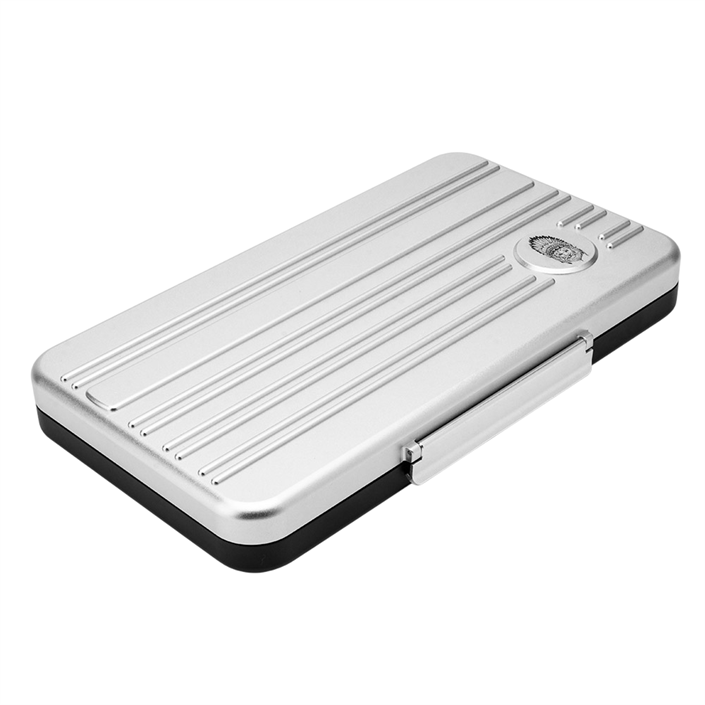 LB-607,Lubinski Special Edt. Aluminyum Slim Puro Taşıma Çantası Grey 5li