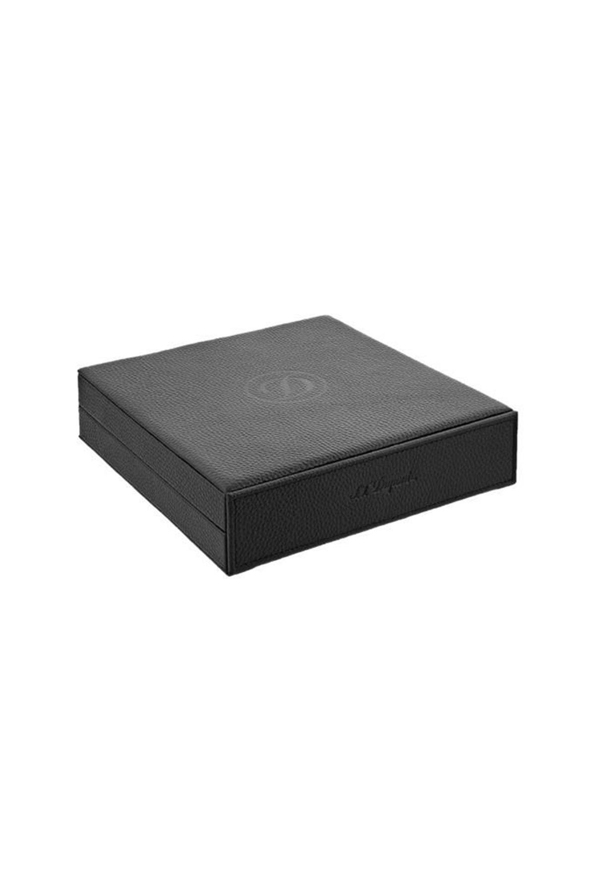 TR6316,S.T. Dupont Siyah Deri Seyahat Humidoru 1357