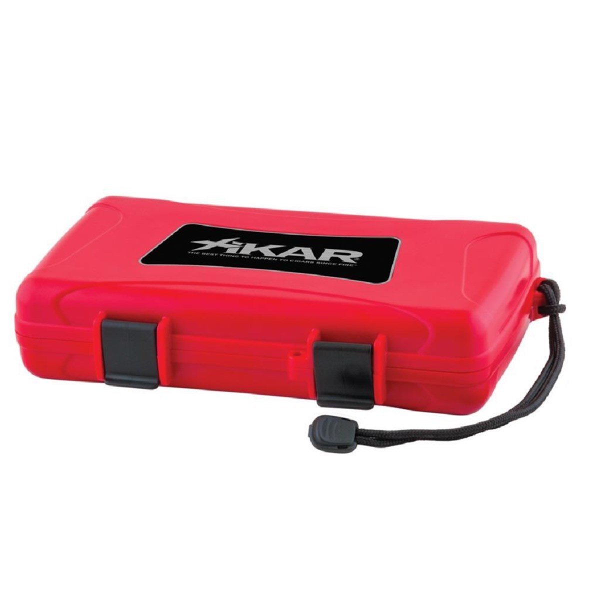 TR1868,Xikar Kırmızı Seyahat Tipi 5 Humidor Puro Kutusu