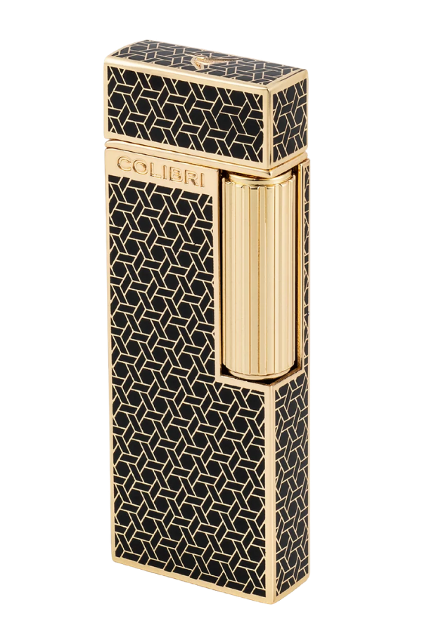 TR9928,Colibri Continental Soft Flame Gold Desenli Çakmak