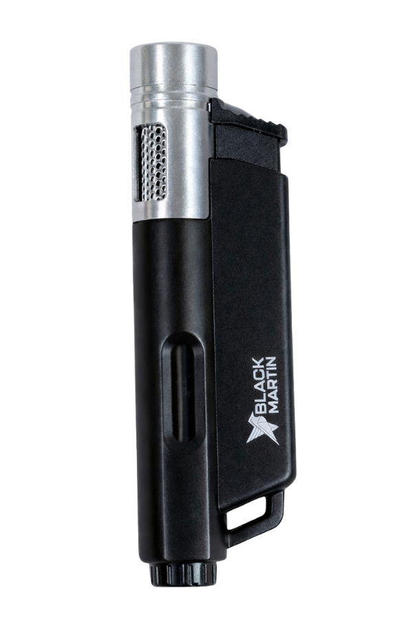 TR9299,Black Martin Tek Torch Pürmüz Siyah Puro Çakmağı