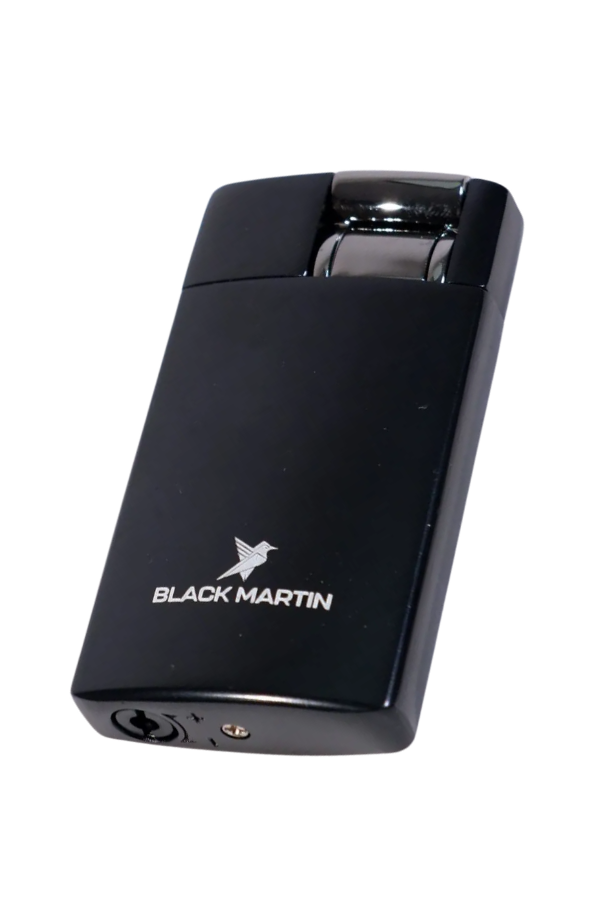TR9281,Black Martin Tek Torch Pürmüz Siyah Puro Çakmağı