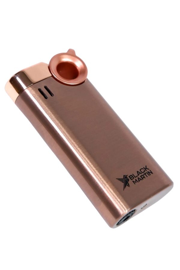 TR9289,Black Martin Tek Torch Pürmüz Bronz Puro Çakmağı