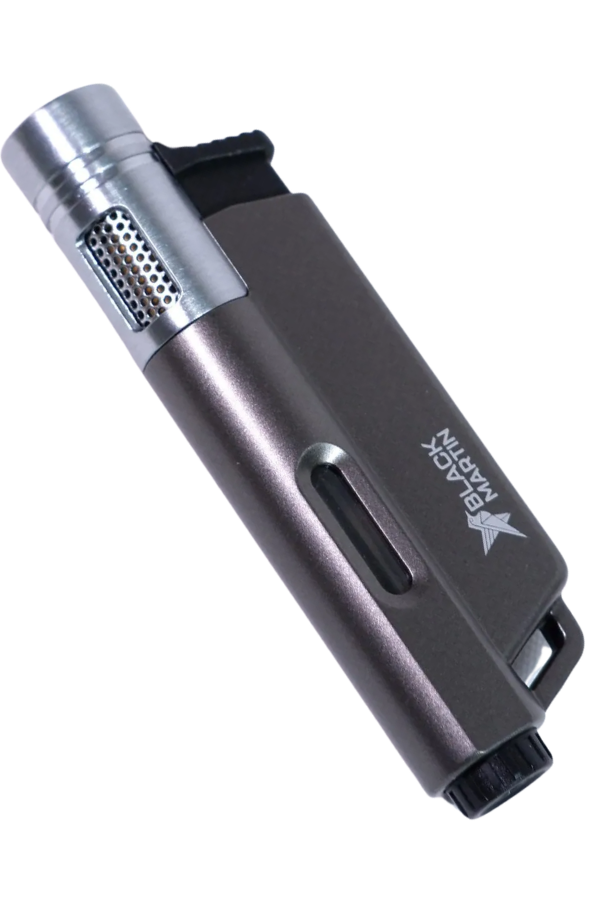 TR9300,Black Martin Tek Torch Pürmüz Gunmetal Puro Çakmağı