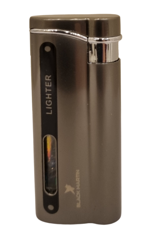 TR7822,Black Martin Tek Torch Pürmüz Gunmetal Metal Puro Çakmağı