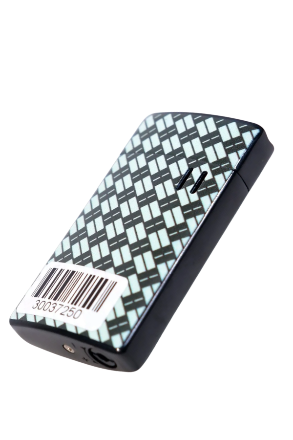 TR9296,Black Martin Tek Torch Pürmüz Karbon Desenli Yeşil Puro Çakmağı