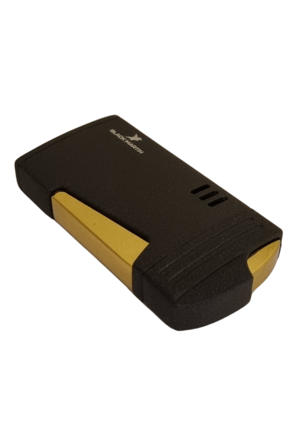 TR7842,Black Martin Tek Torch Pürmüz Siyah Metal Puro Çakmağı