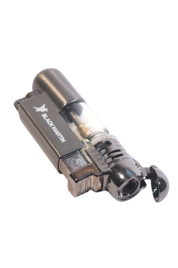 TR9284,Black Martin Tek Torch Pürmüz Gunmetal Puro Çakmağı