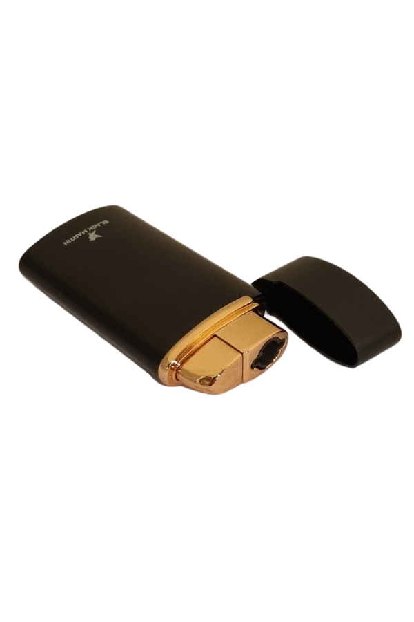 TR7810,Black Martin Tek Torch Pürmüz Siyah Metal Puro Çakmağı