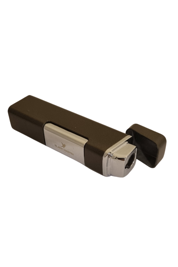TR7801,Black Martin Tek Torch Pürmüz Gunmetal Metal Puro Çakmağı
