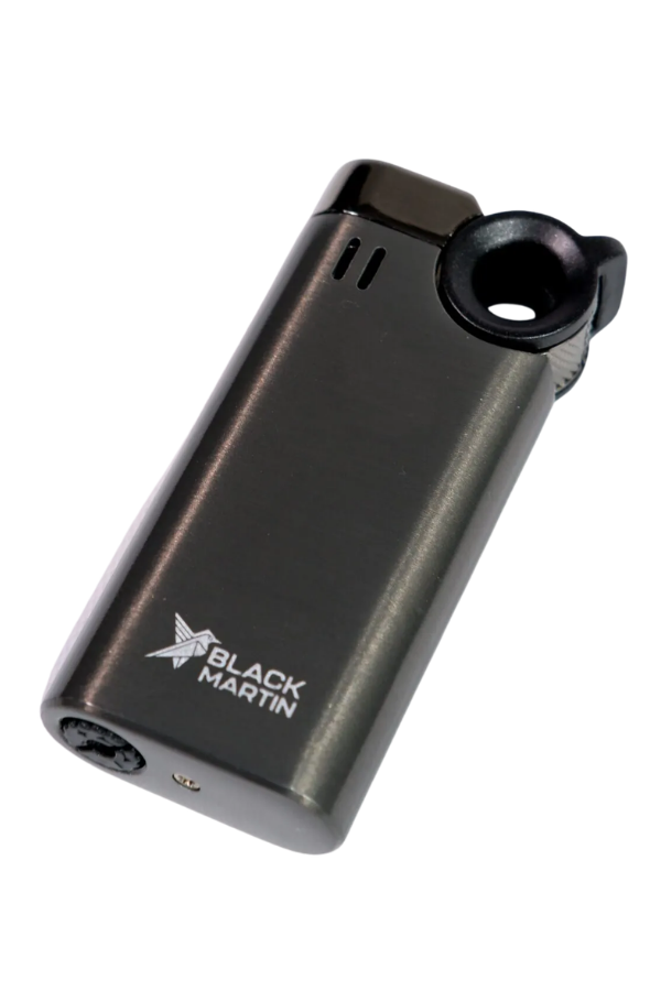 TR9290,Black Martin Tek Torch Pürmüz Gunmetal Puro Çakmağı
