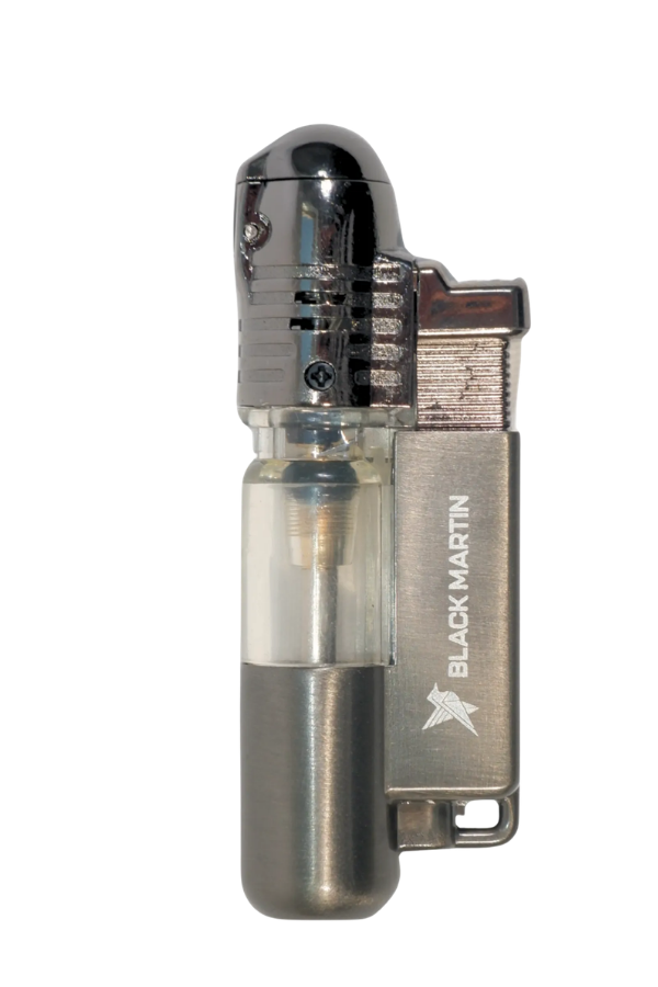 TR9284,Black Martin Tek Torch Pürmüz Gunmetal Puro Çakmağı
