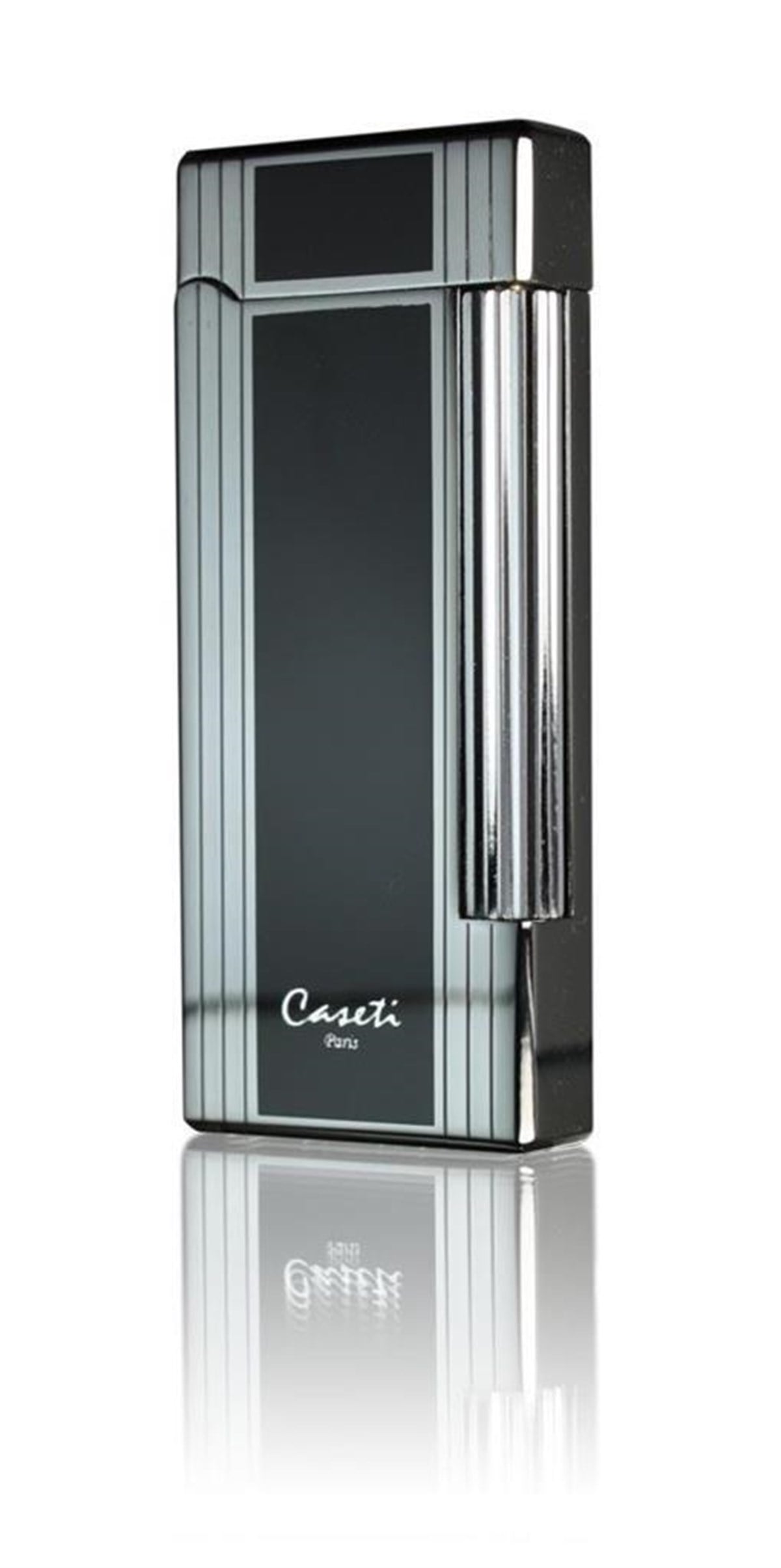 TR1907,Caseti Tek Torch Siyah-Gümüş Puro Çakmak CA0243002
