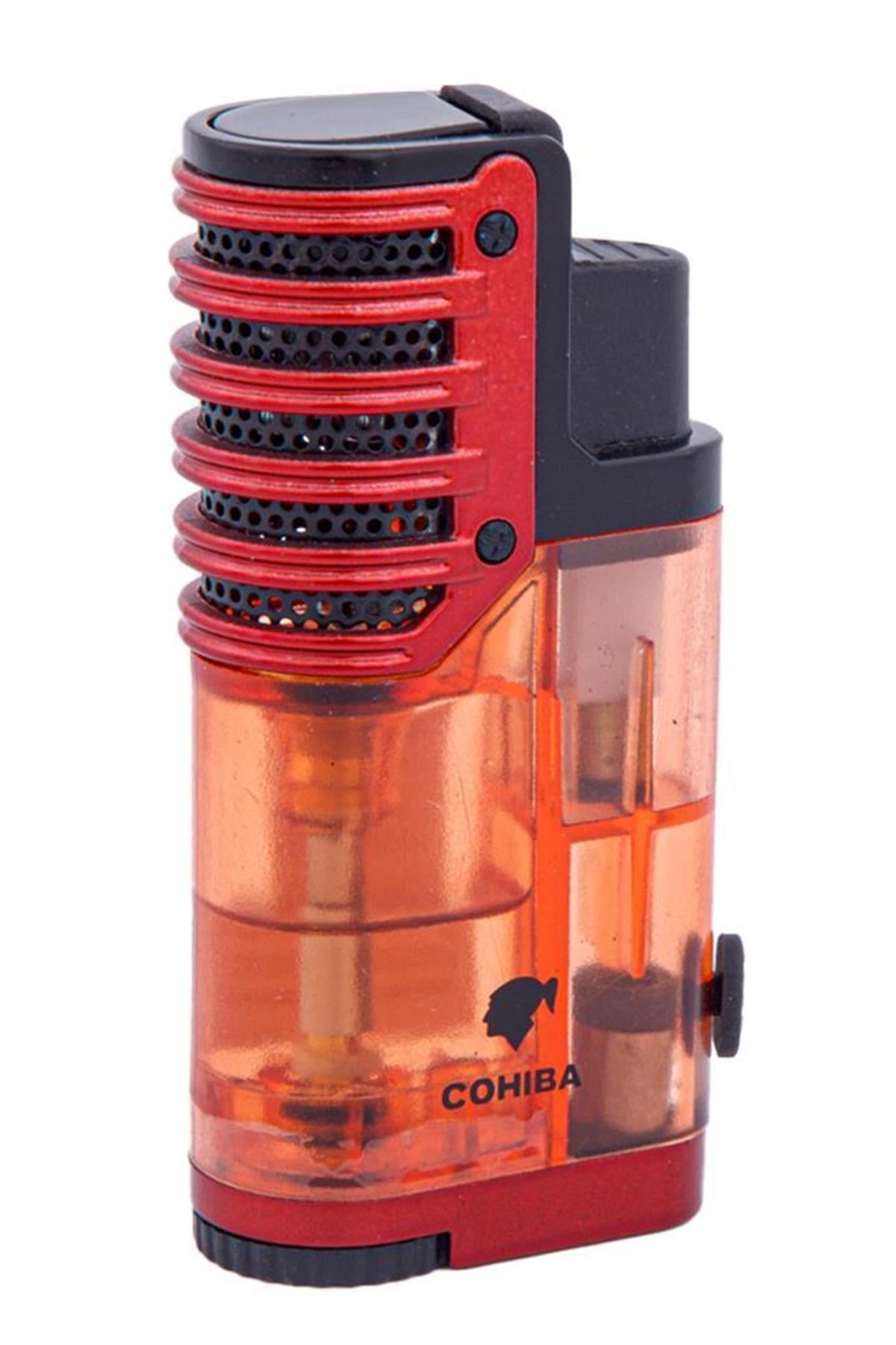 TR6133,Cohiba 3 Torch Pürmüz Kırmızı Puro Çakmağı