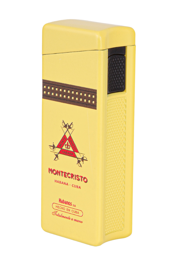 TR7857,Cohiba Monte Cristo Özel Üretim Tek Torch Pürmüz Sarı Puro Çakmağı