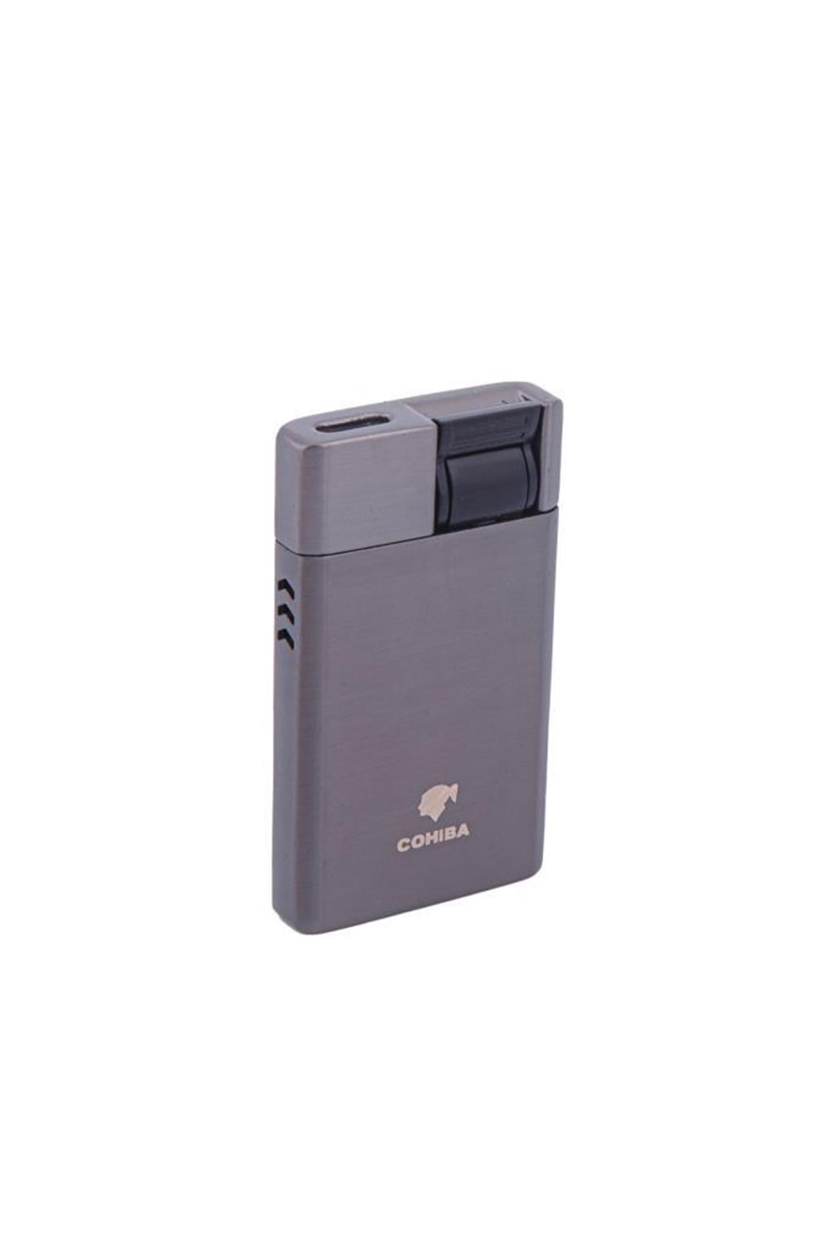 TR5821,Cohiba Perde Alev Gunmetal Puro Çakmağı