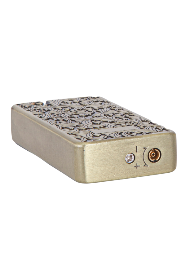 TR7905,Cohiba Soft Flame Bronz Desenli Metal Çakmak