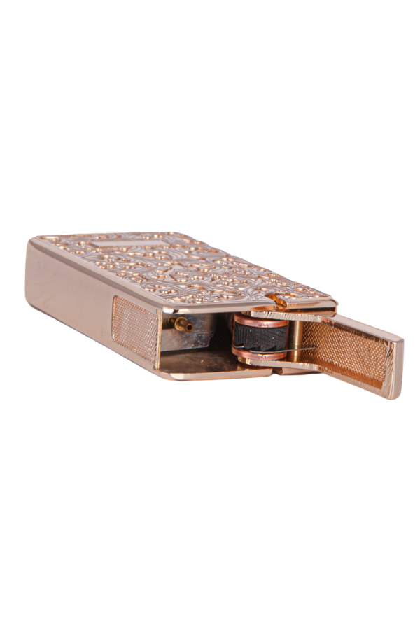 TR7901,Cohiba Soft Flame Gold Desenli Metal Çakmak