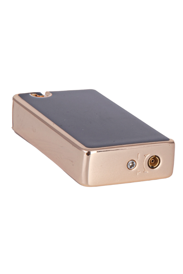 TR7904,Cohiba Soft Flame Siyah-Gold Düz Metal Çakmak