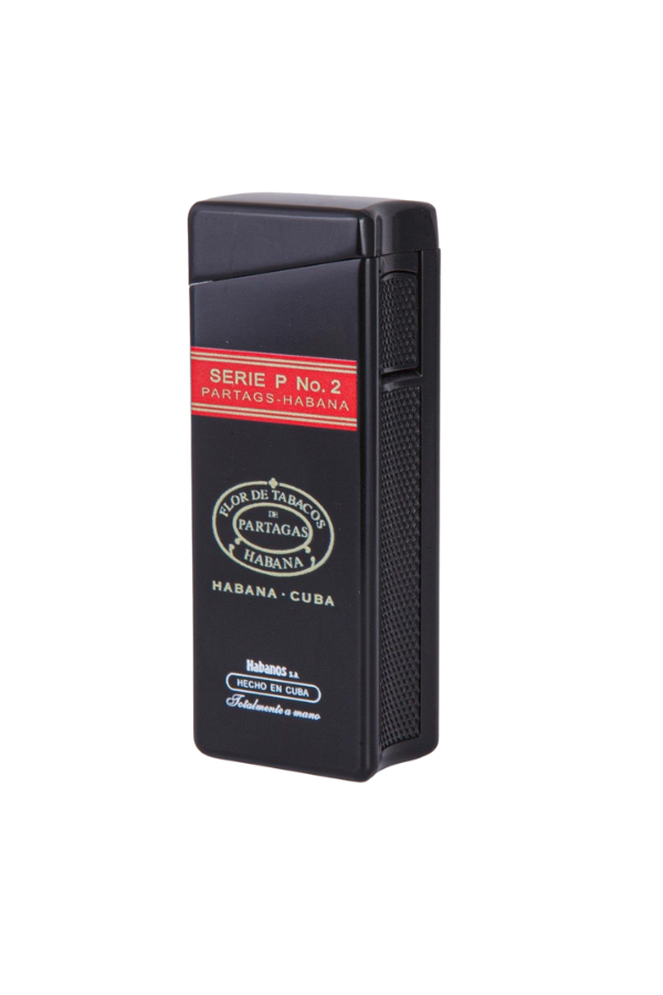 TR7879,Cohiba Tek Torch Pürmüz Partagas Serie P No:2 Özel Üretim Siyah Metal Puro Çakmağı