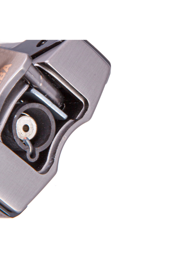 TR7868,Cohiba Tek Torch Pürmüz Siyah-Gunmetal Metal Puro Çakmağı