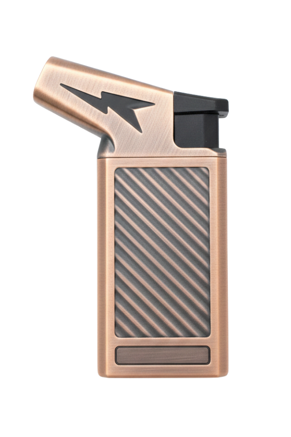 TR9149,Cohiba Tek Torch Pürmüz Düz Kesicili Bronz Puro Çakmağı