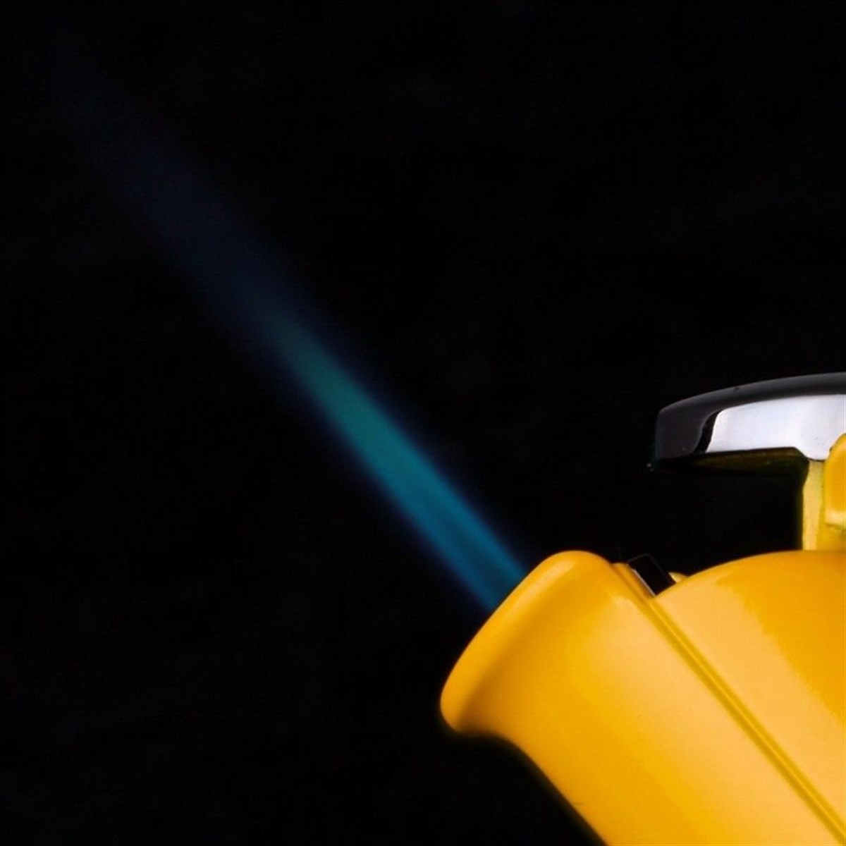 TR777,Cohiba Tek Torch Sarı İnce Puro Çakmağı