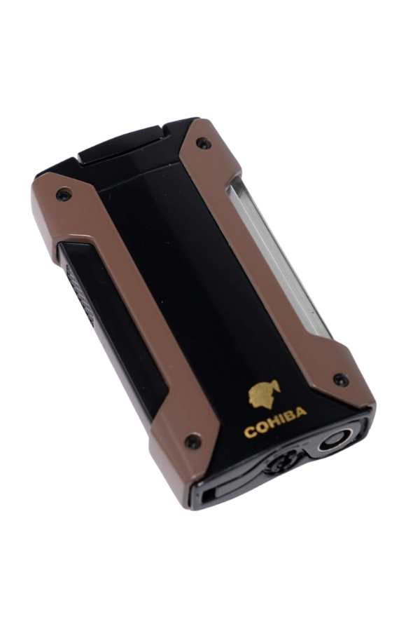 TR9020,Cohiba Tek Torch Pürmüz Kahverengi Puro Çakmağı