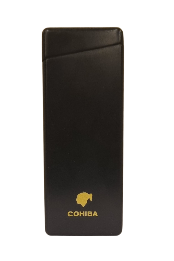 TR7866,Cohiba Tek Torch Pürmüz Siyah Metal Puro Çakmağı