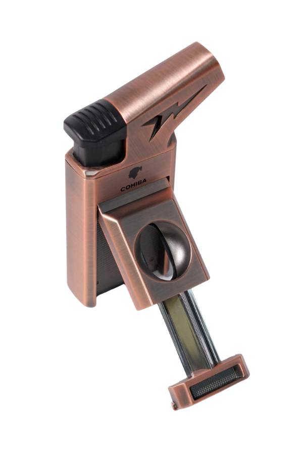 TR8994,Cohiba Tek Torch Pürmüz Bronz Puro Çakmağı