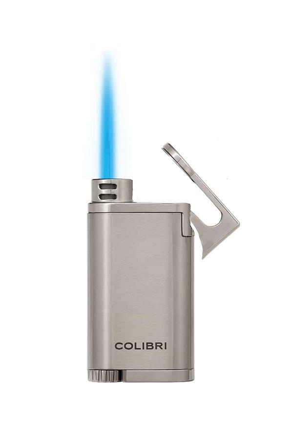 TR6766,Colibri Belmont Tek Torch Pürmüz Metalik Gunmetal Puro Çakmağı