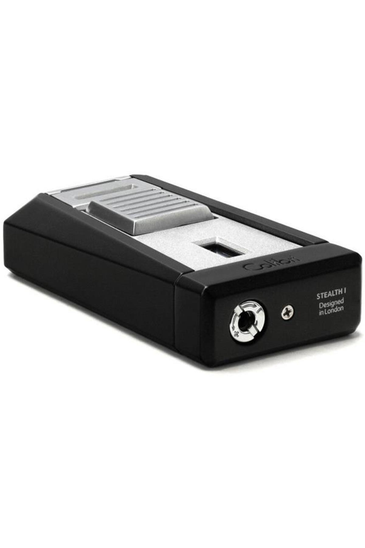 TR5545,Colibri Stealth 1 Siyah-Gümüş Puro Çakmağı