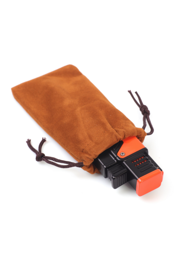CNQ-032,Conquistador Tek Torch Pürmüz Turuncu Siyah Delicili Metal Puro Çakmağı