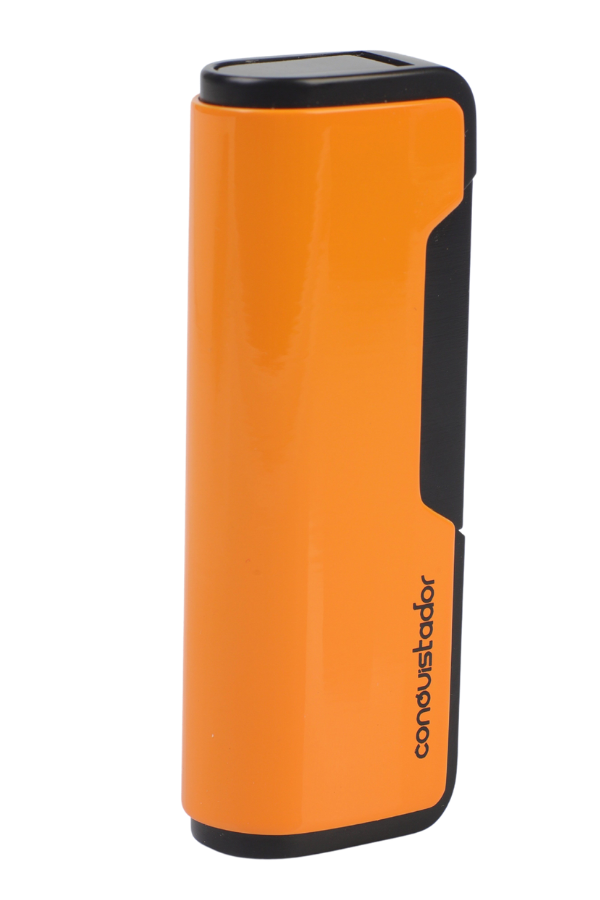 CNQ-033,Conquistador Tek Torch Pürmüz Sarı Siyah Metal Puro Çakmağı