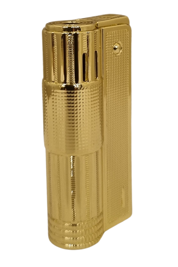 TR8032,PremiumQuality Gold Tek Torch Pürmüz Metal Puro Çakmağı