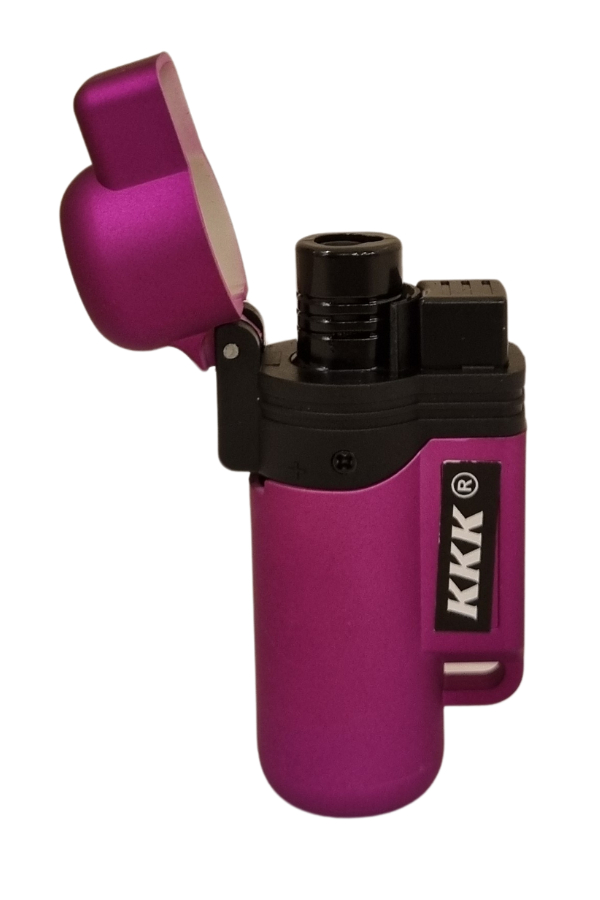 TR7982,PremiumQuality Pembe Plastik Tek Torch Pürmüz Puro Çakmağı
