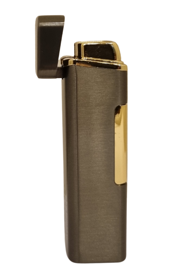 TR8036,PremiumQuality Gunmetal Tek Torch Pürmüz Metal Puro Çakmağı
