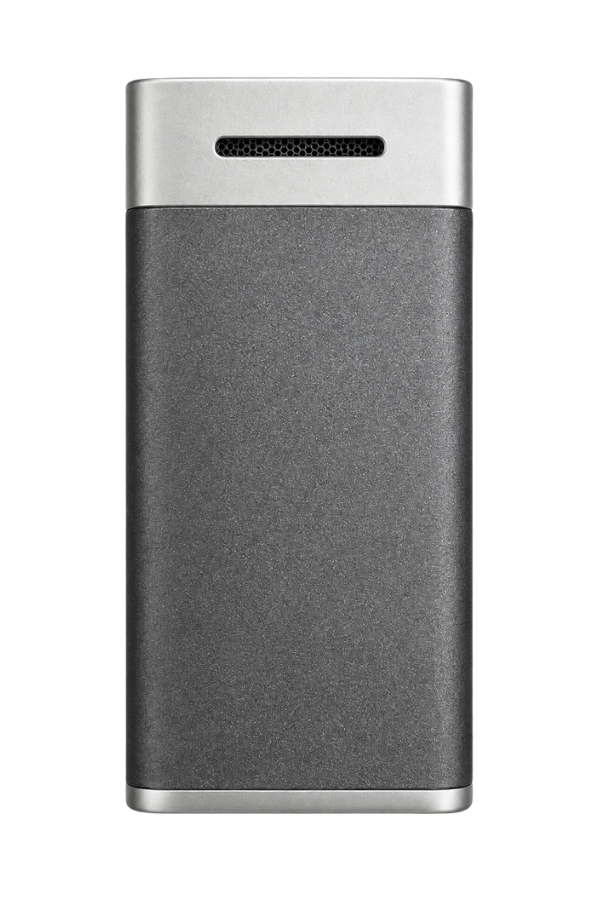 TR7160,Guevara Gunmetal-Gümüş Perde Alev Metal Puro Çakmağı