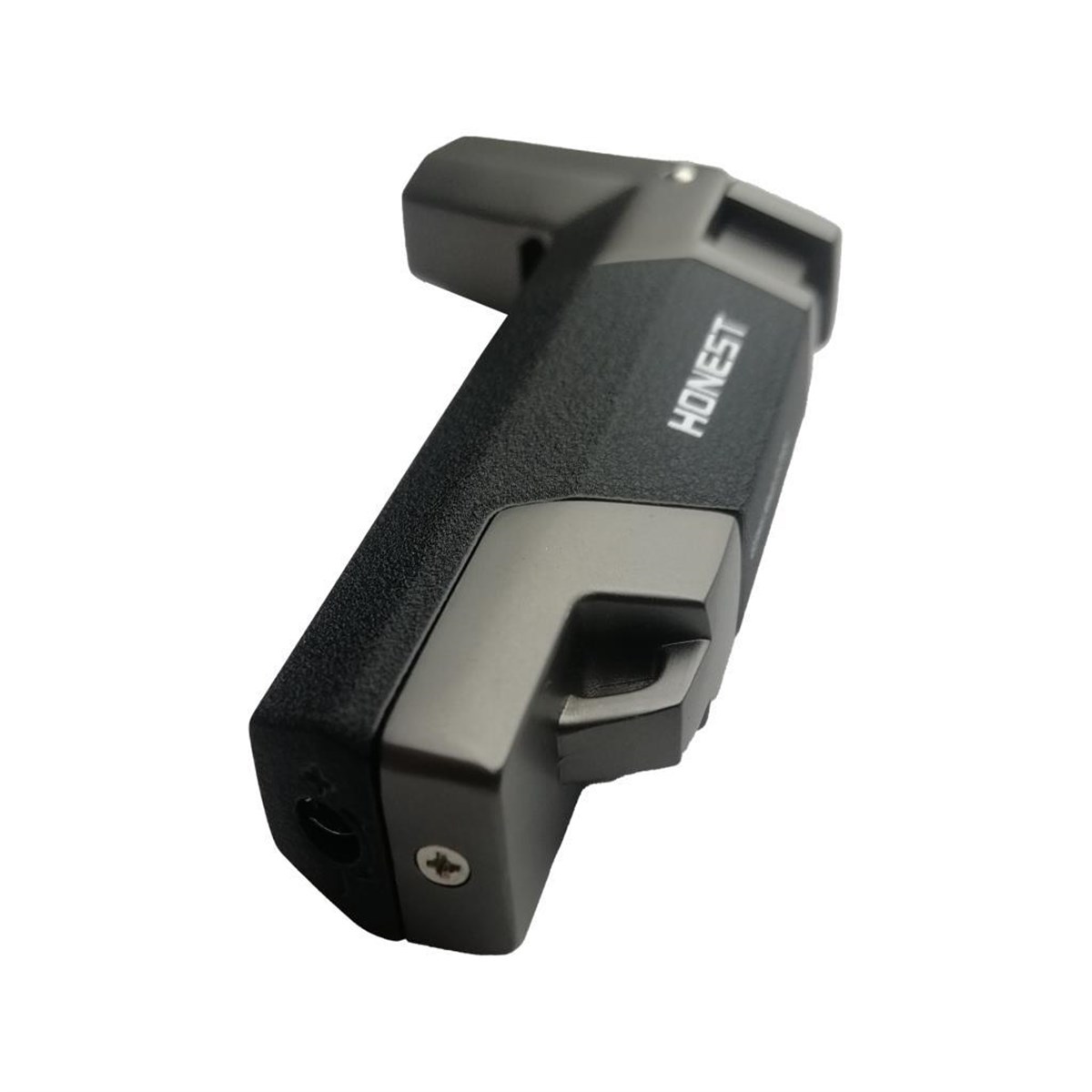 TR3697,Honest Siyah-Gunmetal Tek Torch Puro Çakımağı