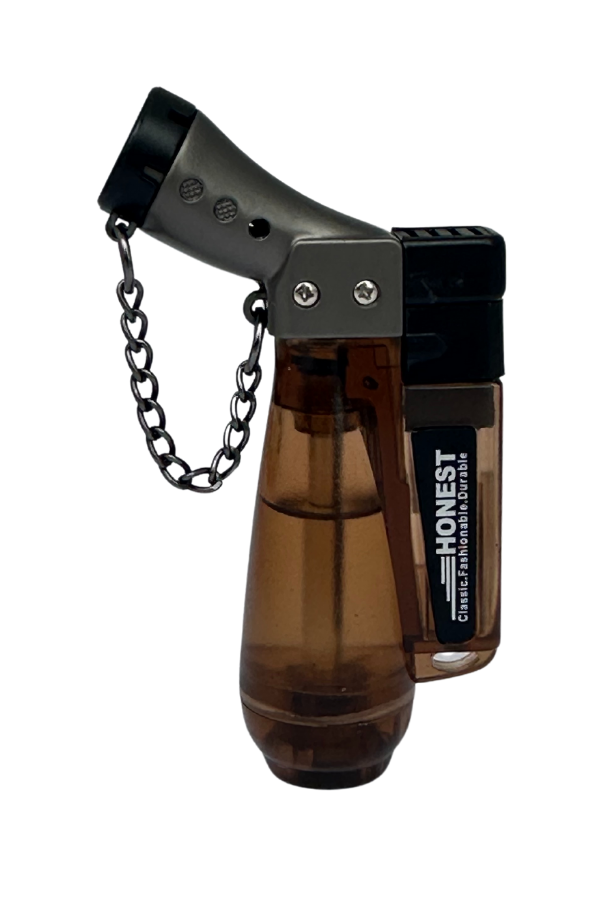 TR7659,Honest Tek Torch Pürmüz Siyah Puro Çakmağı
