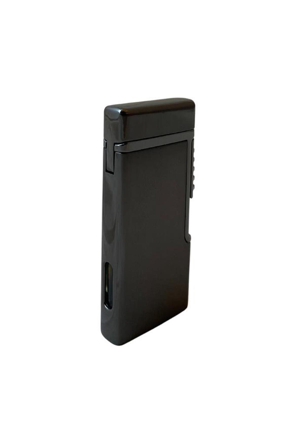 TR6367,Hunter Tek Torch Pürmüz Perde Alev Gunmetal Puro Çakmağı
