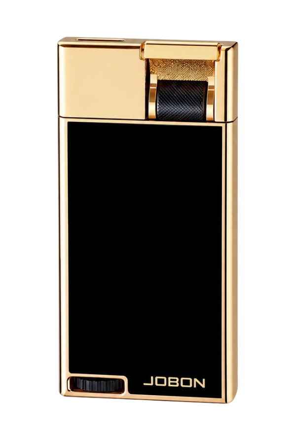 TR10039,Jobon Perde Alev Siyah Gold Çakmak