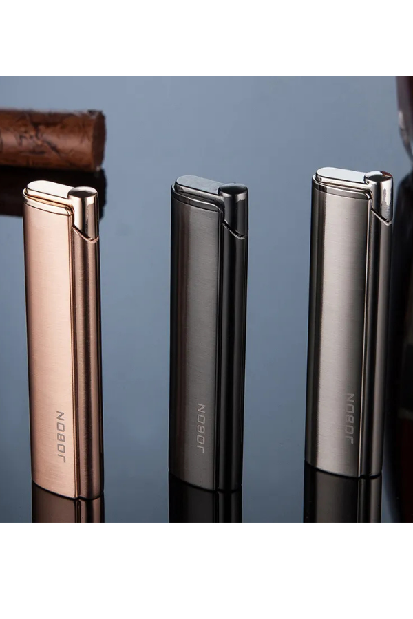 TR8664,Jobon Tek Torch Pürmüz Gold Metal Puro Çakmağı