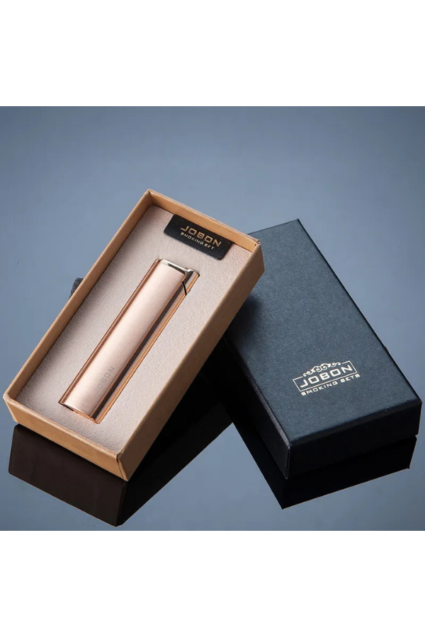 TR8664,Jobon Tek Torch Pürmüz Gold Metal Puro Çakmağı