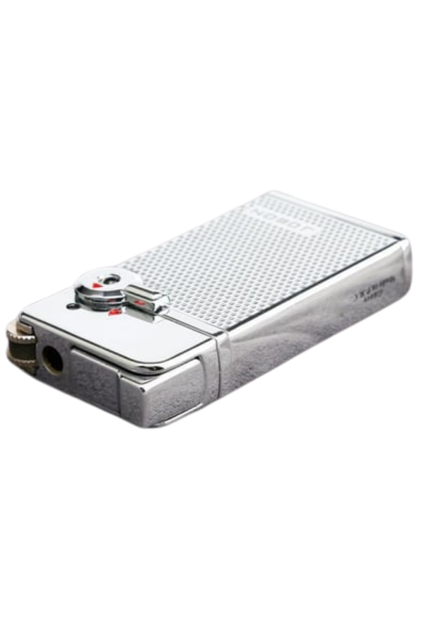 TR8629,Jobon Tek Torch Pürmüz & Soft Flame Parlak Gümüş Metal Puro Çakmağı