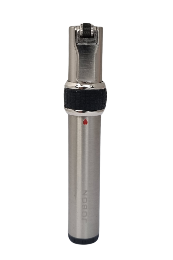 TR7613,Jobon Tek Torch Pürmüz Gümüş Puro Çakmağı