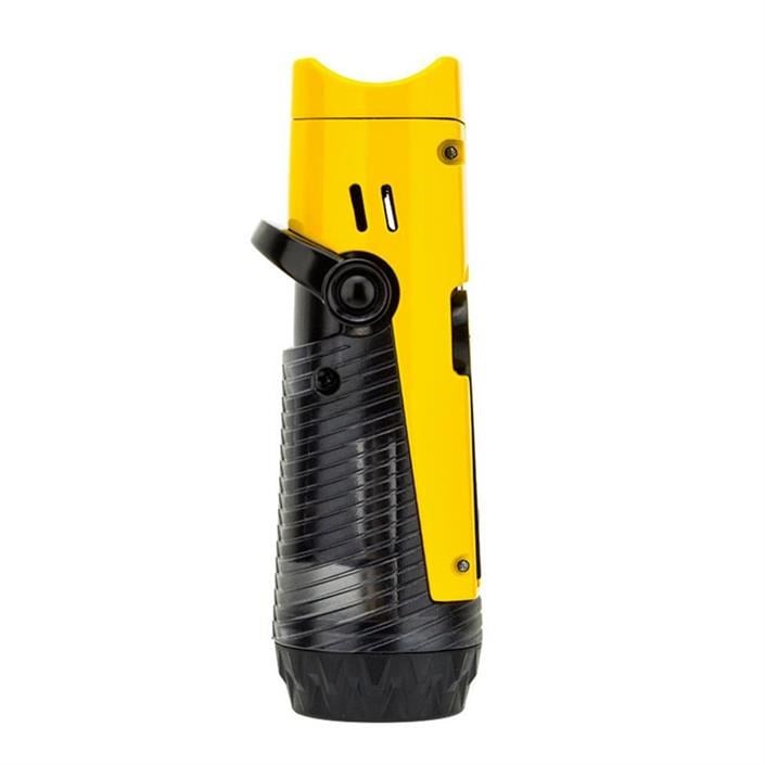 LB-169,Lubinski Lion İğneli + Delicili Tek Torch Puro Çakmağı Sarı