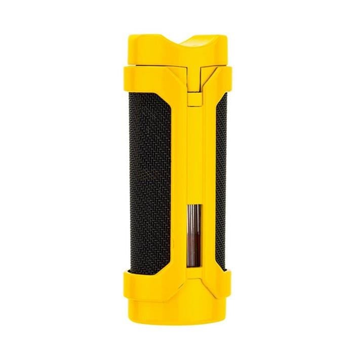 LB-152,Lubinski Cigar Sehpa Kapaklı Delicili Tek Torch Puro Çakmağı Sarı